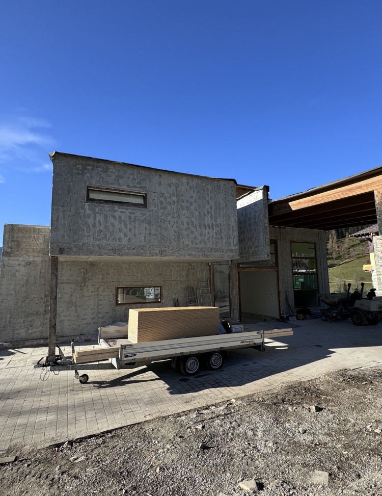 Baustelle von aussen 